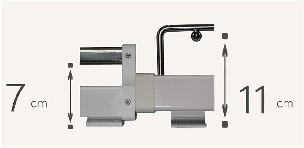 Metal Pants Hanger/Extendable Coat Hanging Rod Non-Slip Closet Organizer for Scarfs Jeans Clothes Trousers Towels,