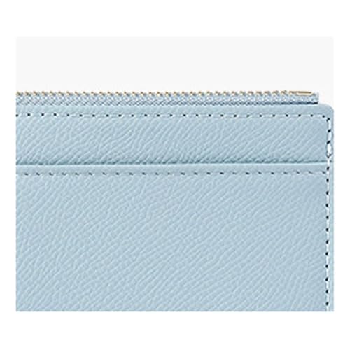 Women's PU Leather Wallet - Small Zipper Coin Purse with Card Slots & RFID Protection (Pink)3