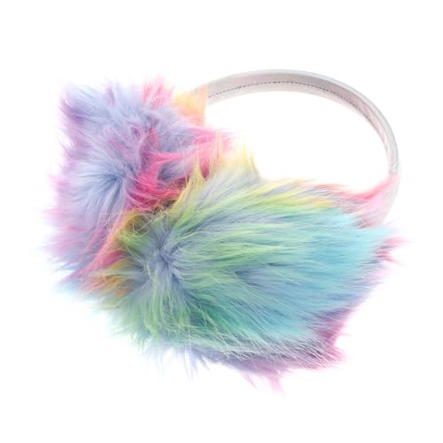 Homoyoyo Cute Warm Ear Muffs Women Fluffy Ear Cover Versatile Winter Delicate for Cold Weather