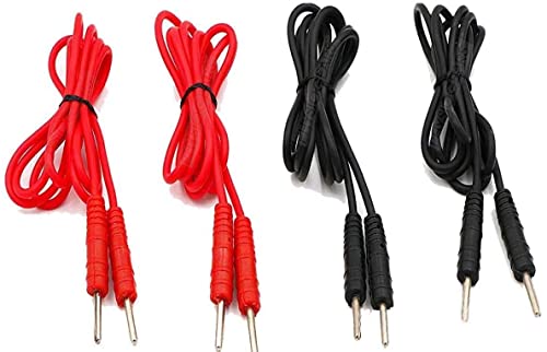 IFT Leads Physiotherapy Equipments IFT electrodes wire Pack of 4 Pieces