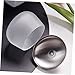 minkissy 2pcs Frosted Glass Nail Dish Lid Nail Art Cleaning Cup for Professionals Beginners Home Use Container