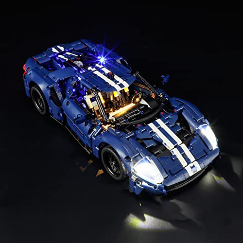 Image of BRIKSMAX Led Lighting Kit for LEGO-42154 2022 Ford GT - Compatible with Lego Technic Building Blocks Model- Not Include Lego Set