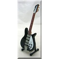JOHN LENNON Guitare Miniature 1964 Rickenbacker - Les Beatles, Paul McCartney, John Lennon, RIngo Starr, George Harrison