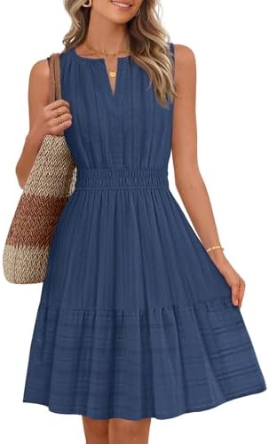 MEROKEETY Women's 2026 Summer Casual Mini Sundress Beach Vacation...