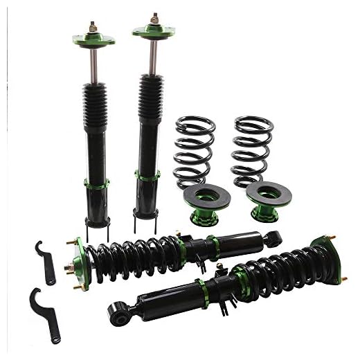 ECCPP Coilover Struts fit for Infiniti Spring Shocks Adjustable Coilovers Suspension Shocks and Struts Full Set fit for 2008-2011 for Infiniti G37(for RWD ONLY SEDAN/COUPE only)