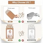 Crosize 4'' x 6'' or 5'' x 7'' 1st Birthday Photo Banner from Newborn to 12 Months, Boy or Girl Monthly Milestones Garland, One Year Old First Birthday Photo Banner Decorations with Frame (Kraft) - Image 3