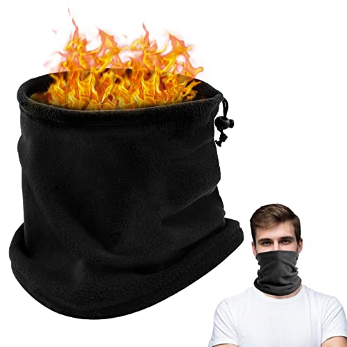 Bomtop Scaldacollo Uomo, Scaldacollo Termico Invernale Uomo Antivento Multifunzionale Sciarpa da Donna e da Uomo, Per Corsa Sci Ciclismo Motoc