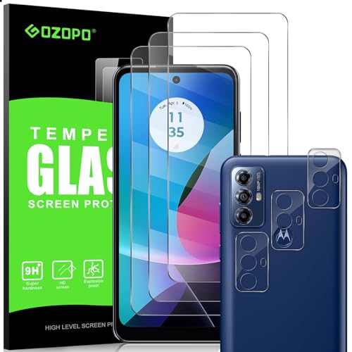 GOZOPO 3+3 Pack Screen Protector for Motorola Moto G Play