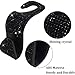 Dermasy 2 Pack Car Hooks, 2021 New Bling Rhinestones Crystal Hooks Car Decorations Auto Seat Back Organizers Strong and Durable Backseat Hanger Storage Universal for SUV Truck Vehicle (Black2)