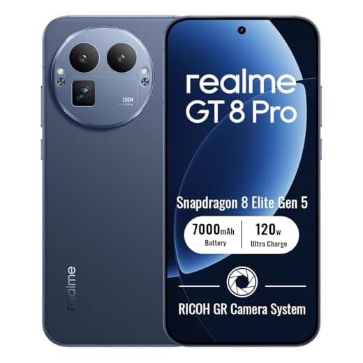 realme GT 8 Pro 5G-Smartphone 16+512 GB, 6,79-Zoll-Bildschirm, 120-Hz-Display, 120-W-SuperVOOC-Ladung, 7000-mAh-Akku, 300-MP-Kamera, Qualcomm Snapdragon 8 Elite Gen 5, IP69