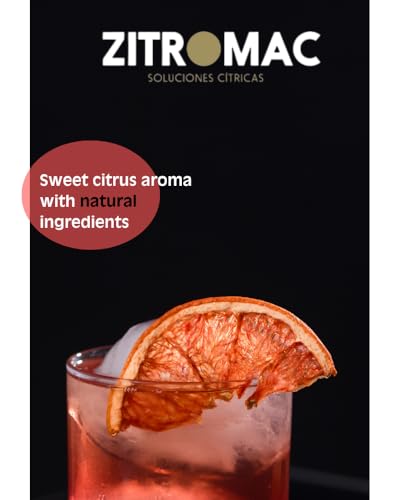 100gr Getrocknete Grapefruit für Cocktails - Getrocknete Früchte ohne Zucker für Cocktails, Dekoration, Süßwaren, Weihnachten, Getränke - 100% Natürliche Getrocknete Scheiben ohne Zusatzstoffe