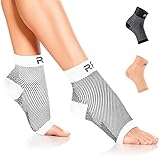 Run Forever Plantar Fasciitis Compression Socks & Toeless Ankle Compression Sleeve for Women and Men - Foot Brace, Night Splint for Arch and Achilles Tendonitis Relief