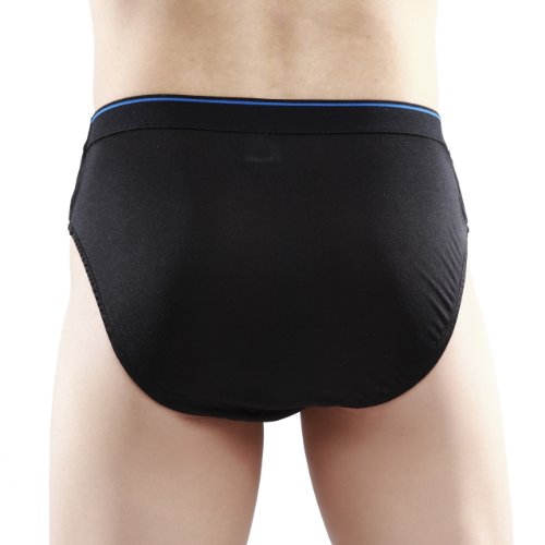 Paradise Silk Men's Silk Knit Wide Waistband Briefs2