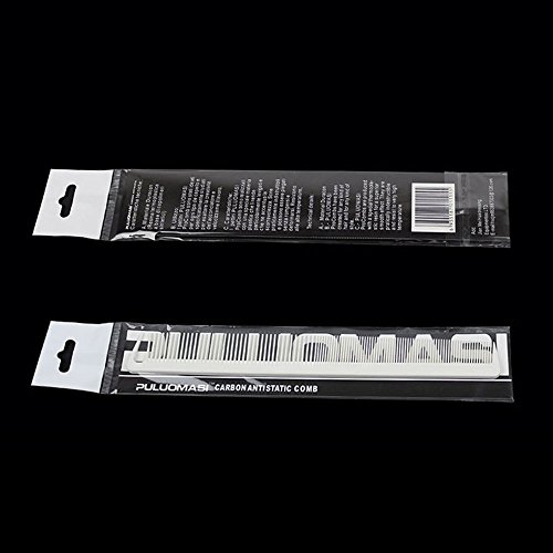 Set de 8 peines blancos profesionales resistentes al calor miniatura 4