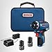 BOSCH GSR12V-300HXB22 12V Max Brushless 1/4 In. Hex Two-Speed Screwdriver Kit with (2) 2.0 Ah Batteries