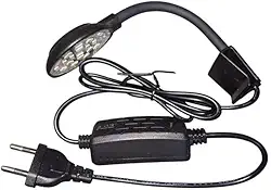 Luminária Led Redonda Bi Volt 3w e 7W c Três Estágios de cores P Aquários Doce e Plantados Low Tech(5 cm - 3,5w)