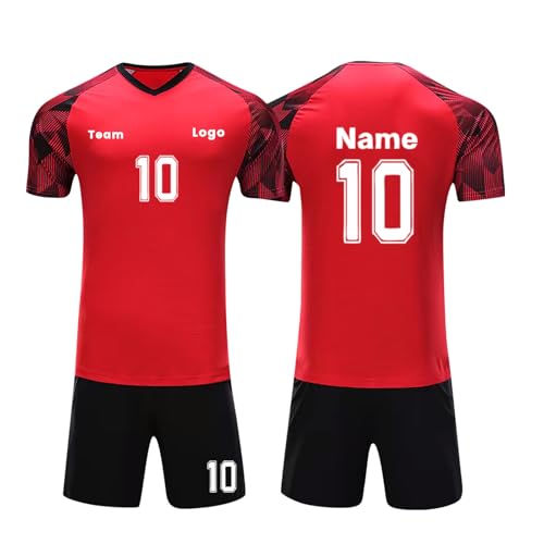 Camiseta de fútbol Personalizada, para Entrenamiento de Equipo Deportivo, Uniformes de fútbol, número de Nombre, Logotipo, Camisetas de fútbol para niños, jóvenes y Hombres