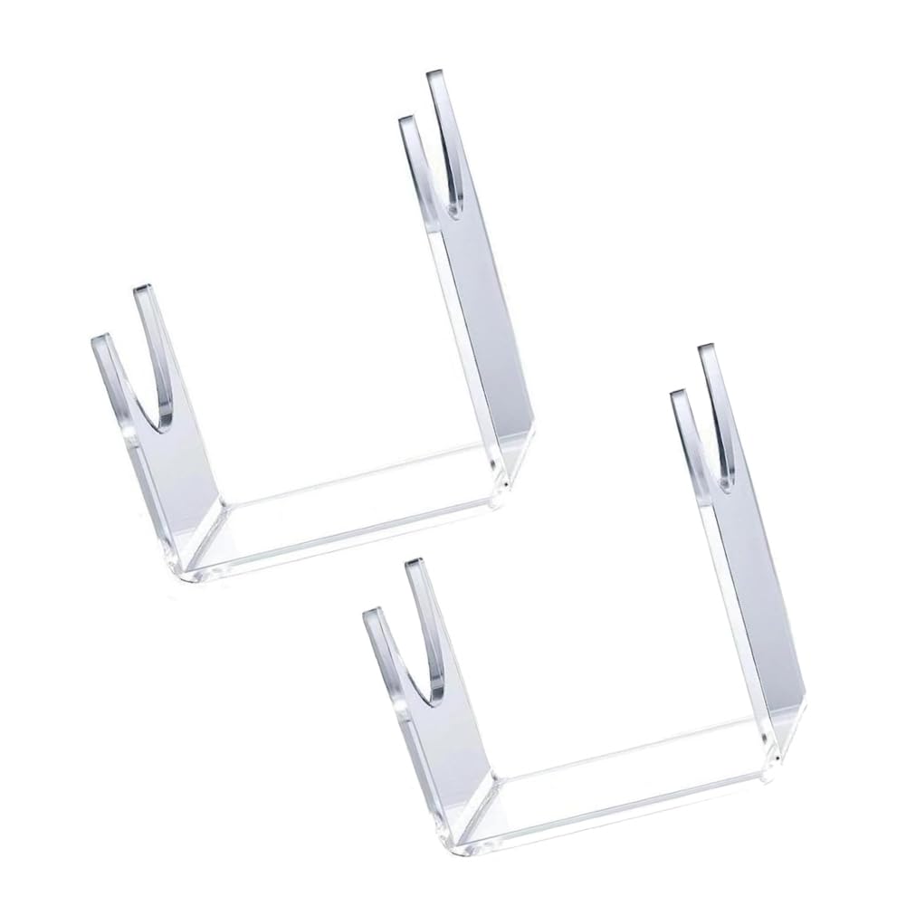 2 Pieces Shofar Stand Shofar Holder Acrylic Shofar Holder Sword Holder Stand Shofar Display Stand, Clear