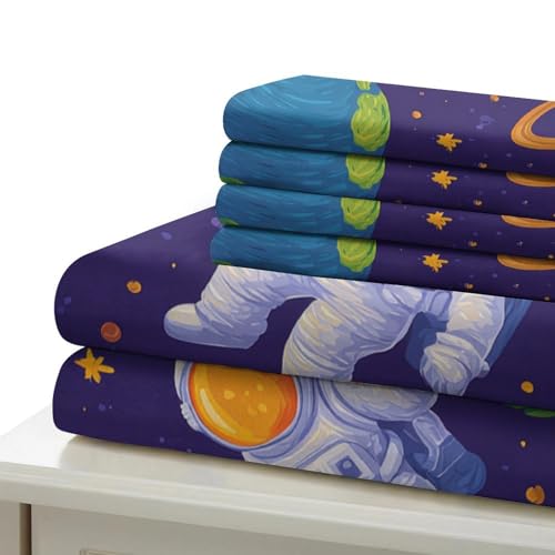 Housse de couette anti-plis et facile à laver pour lit enfant King