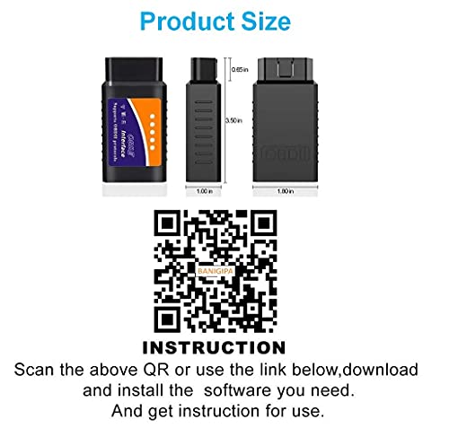 BANIGIPA Enhanced OBD2 Scanner, Car Engine Fault Diagnostic, Read/Erase Codes, Analysis of Battery Voltage Detection, Oxygen Sensor O2 Test Scan Tool, Suitable for All Cars Comply OBD II Protocol