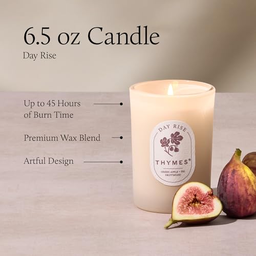 Thymes Scented Candles for Home Decor - Luxury Home Fragrance Gifts for Women & Men (6.5 oz, Day Rise) - Image 5