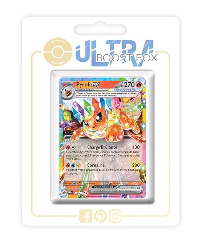Pyroli ex (Flareon ex) 014/131 Teracristal - Ultraboost X Écarlate et Violet 8.5 Évolutions Prismatiques - Box de 10 Cartas Pokémon Francés