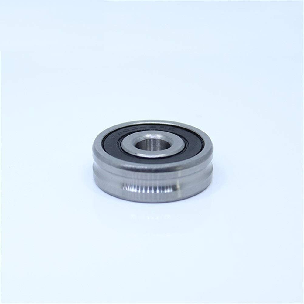 TMP1105 544162 pierścień zewnętrzny z łożyskiem U-Nut, 5 x 19 6 mm, łożysko wałeczkowe z liną drucianą, ciężki żuraw, łożysko koła U-Nut, 10 sztuk (051906U2 1)