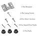 Mounting Bracket Kit Screws Darts Boards for Wall Hanging Car Phone Mount