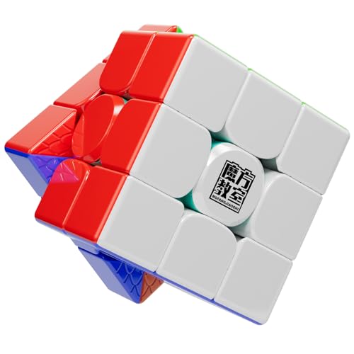 Moyu RS3M V5 SE Ball Core UV Coated Cubo de Velocidad 3x3, Cubo Mágico 3x3 sin Pegatinas MagLev Master Cube (MagLev+Ball Core) Regalo para Cuberos de Velocidad
