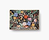 RIFLE PAPER CO. Strawberry Fields Catchall Tray, Jewelry and Trinket Organizer, Keep Valuables Secure, Protect Small Items, Minimize Loss, Organize Desk, Keep your Items in Sight, Cute and Fashionable