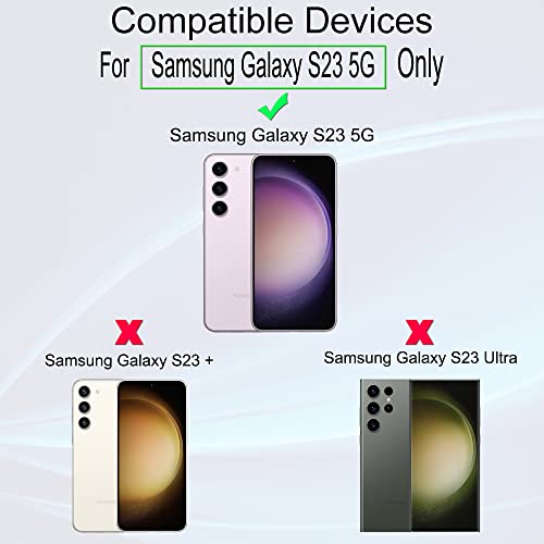 Image of Ibywind 2 Pack Screen Protector For SamSung Galaxy S23 5G 6.1 inch,9H Hardness Tempered Glass,With 1Pc Camera Lens Protector,1Pc Back Carbon Fiber Film,Anti-Scratch