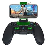 JmeGe Wireless Gaming Controller Gamepad for Android/iOS for Samsung S9 S10 Huawei P30 iPhoneX XR with Retractable Bracket Support 6-inch Mobile Phones