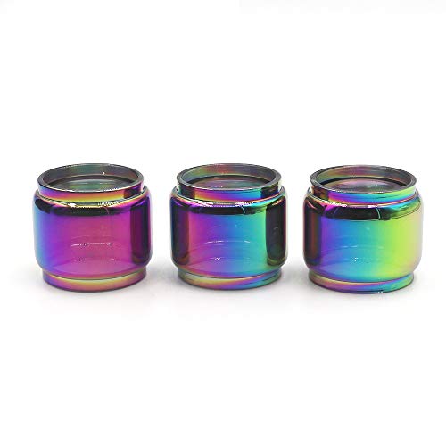 Tubi di Vetro Multicolore a Bolle per SMOK TFV12 Prince RTA lampadine di Ricambio per Serbatoio Grasso Tubi in