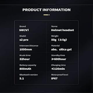 1Storm Dual Sport Motorcycle Motocross Off Road Full Face Helmet Dual Visor Matt Black + Motorcycle Bluetooth Headset