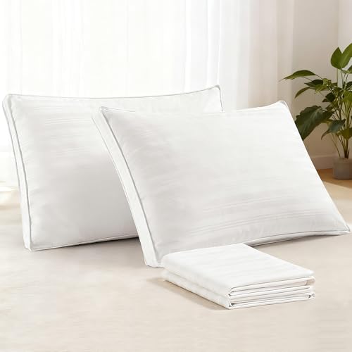 puredown® 2-Pack Goose Feather Down Pillows, King Size