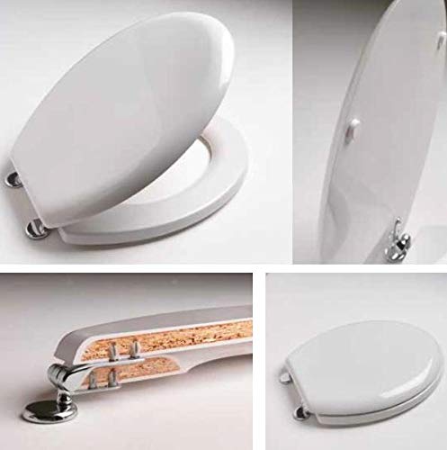 Copriwater Flaminia EFI - MB BIANCO Cerniera Cromo-Sedile-Asse Wc