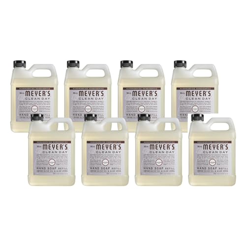 MRS. MEYER'S CLEAN DAY Liquid Hand Soap Refill Lavender (33 Fl Oz (Pack of 8)