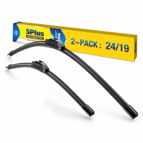 Image of 24 inch+19 inch Windshield Wiper Blades Replacement For Ford Fusion 2012 2011 2010 2009 2008 2007 2006 /Chevy Equinox 09-05 Impala 21-14 Malibu 15-13 /Dodge Journey 2020-2008,Windshield Wiper Blades For My Car