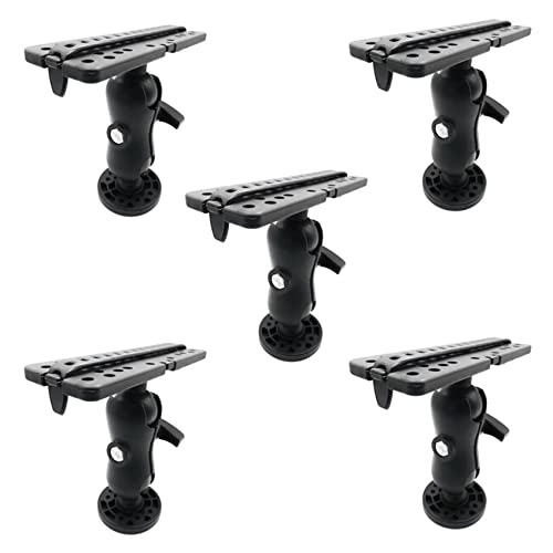 Baglaum Suporte de bola 5X com localizador de peixes e acessórios de caiaque de placa de montagem un