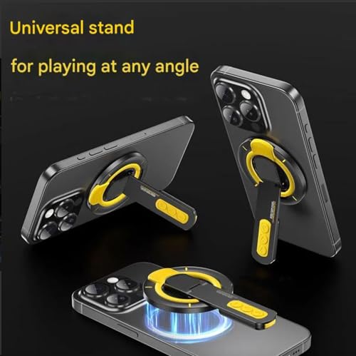 Image of Zitel for MagSafe Double-Sided Magnetic 360 Rotatable Phone Grip Finger Ring Holder Stand Compatible with iPhone 17 16 15 14 13 12 Pro Max, Samsung, Pixel 10 & Android Smartphones
