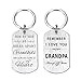 DEGASKEN Grandpa Keychain Gifts from Grandkids, Grandfather Birthday Gift Fathers Day Keychain