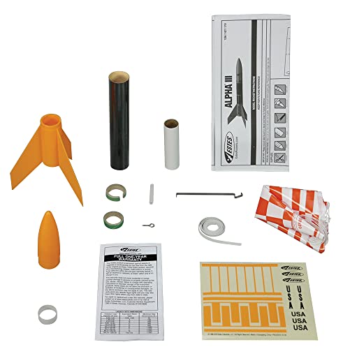 Estes Alpha III,Orange, Black - Image 10