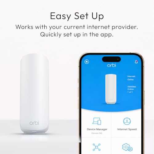 NETGEAR Orbi 360 Series WiFi 7 Mesh System, Up to 6,000 sq ft., 3 Pack - Image 6