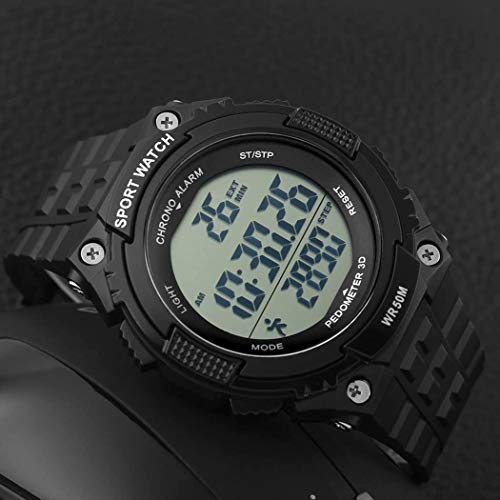 Gosasa Sports Waterproof Digital Fitness Watch Pedometer Multifunction Men's Wristwatches3