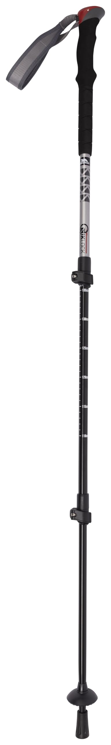 Trespass Collapsible Walking Pole Qiklock