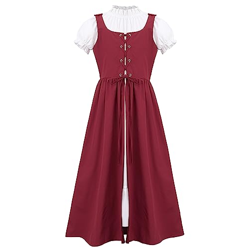 Disfraz de Princesa Medieval Renacentista para Niña 2 piezas miniatura 1