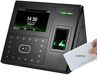 Time CLock, UFace402 Biometric Fingerprint Face Facial Recognition Time Attendance TCP/IP Door Access Control System With Free Software P2P Cloud Service Fingerprint Time Attendance (Color : UFace402