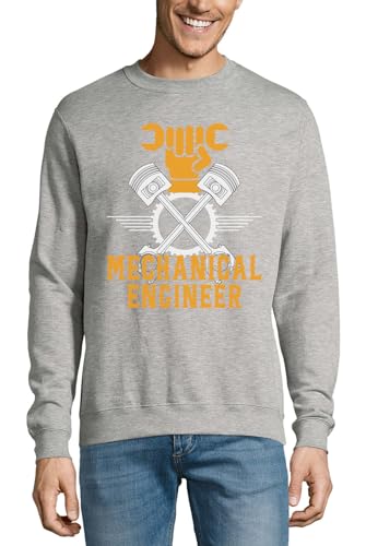 Pull en coton motif piston mécanique idéal pour le bureau d'études