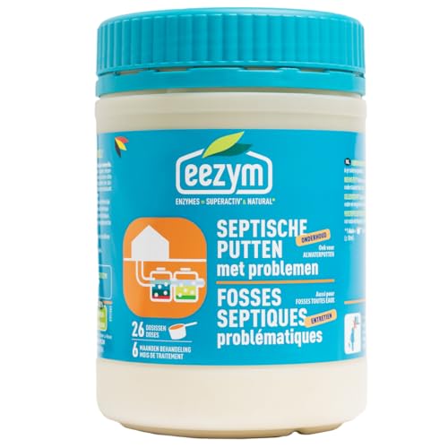 Eezym - Accélérateur de biodégradation pour fosses septiques problématiques - 26 doses (6 mois)