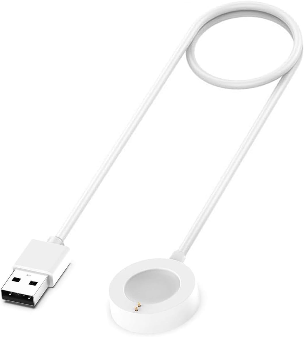 Charger for Fossil Gen 6/5/4/Sport, for Michael Kors Gen 6/5E/ 5/4 Smart Watch Magnetic Charging Cable (1, White)